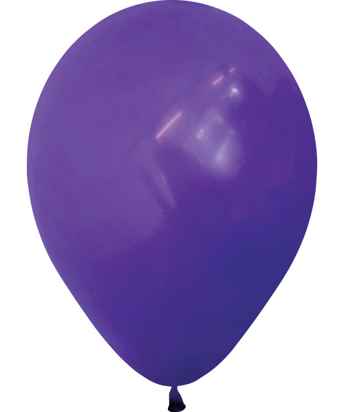 5" Mini Fashion Color Round Latex Balloon - Violet 