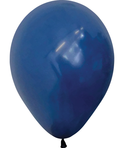 5" Mini Fashion Color Round Latex Balloon - Navy Blue 