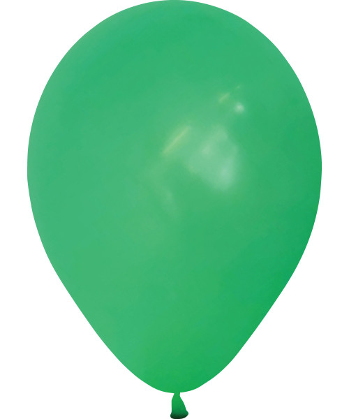 5" Mini Fashion Color Round Latex Balloon - Green