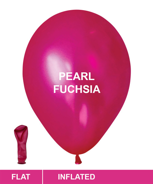 5" Mini Metallic Color Round Latex Balloon - Pearl Fuchsia 5" Mini Metallic Color Round Latex Balloon - Pearl Fuchsia