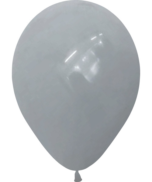 5" Chalk Matte Color Round Latex Balloon - Oyster