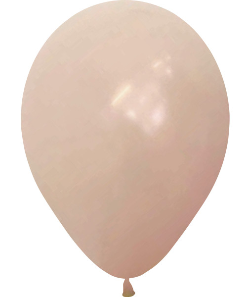 5" Chalk Matte Color Round Latex Balloon - Eggshell