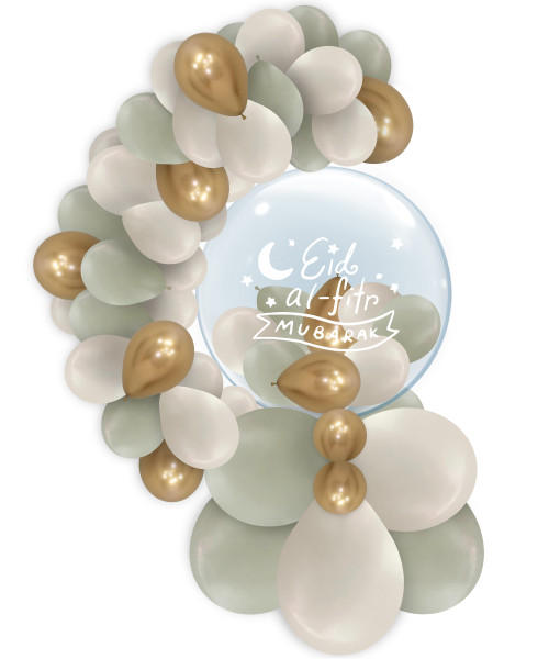 [Riang Raya] Personalised Eid Al-Fitr Crystal Globe Balloons Centerpiece