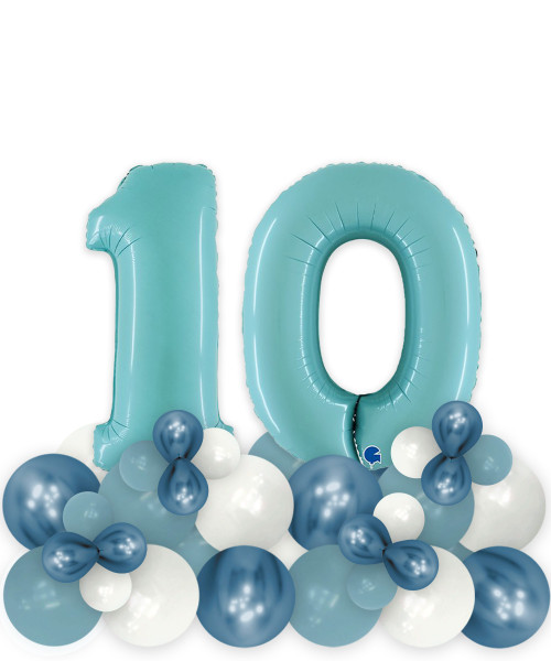 Create your own Birthday Bash Chrome Chalk Matte Balloons Centerpiece  - Pastel Blue

Color combi: Reflex Blue, Chalk Matte Pure White, Chalk Matte Glacier