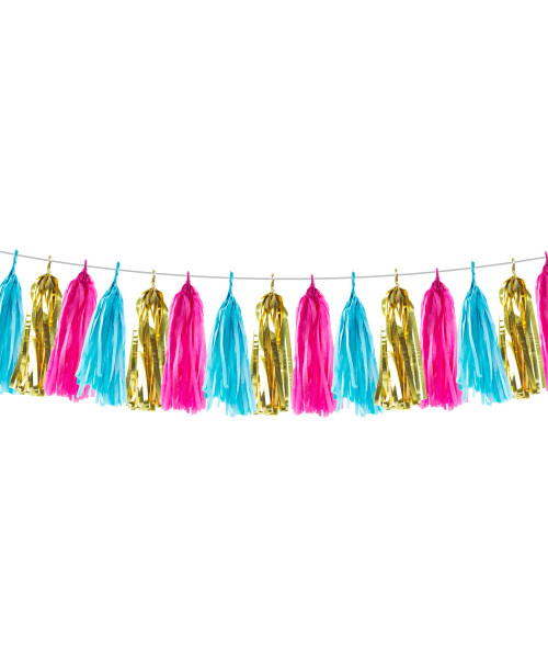 [Mid Autumn 中秋佳节] (15 Tassels Pack) Tassels Garland DIY Kit (15 Tassels) - Happy Mid Autumn