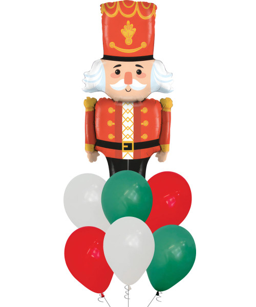 [Merry Christmas 2025] The Royal Nutcracker Latex Balloons Bouquet