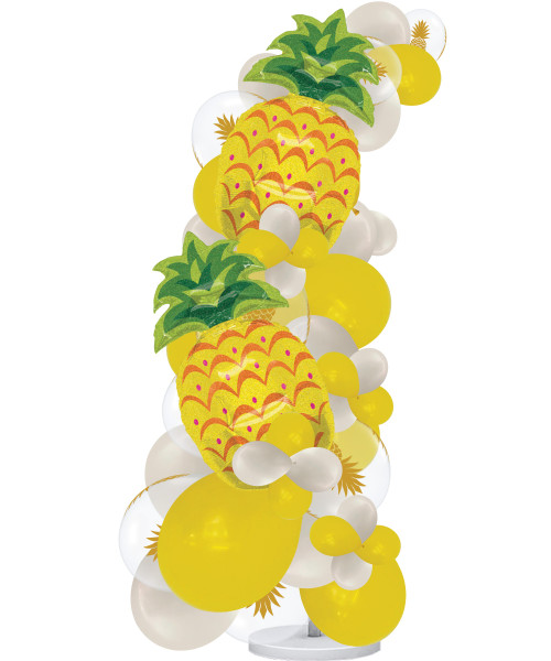 (Pick your favourite Hawaiian Tropical Themed and Colors!) Standing Organic Balloons Arch 2m - Hawaiian Tropical Themed

Color Combination: Fashion Yellow, Pastel Dusk Cream and Clear Pineapple Print
Theme Foil: