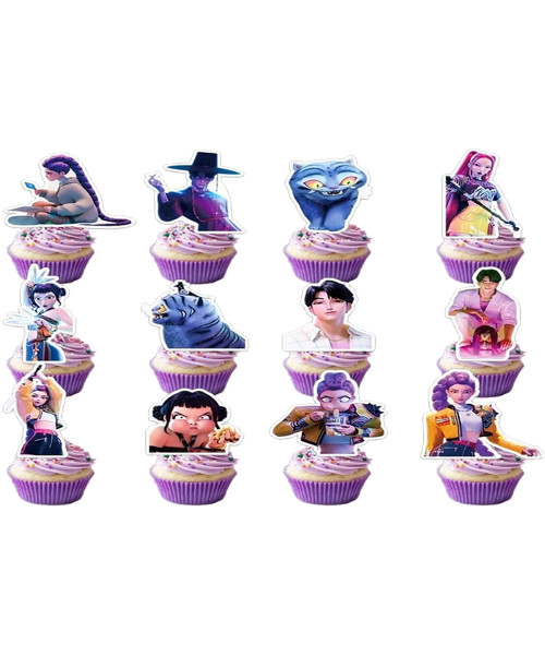 Kpop Demon Hunters Cupcake Topper (12pcs/set)