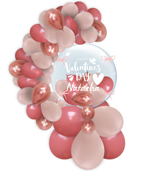 [Happy Valentine's Day] Personalised Name Crystal Globe Balloons Centerpiece - Coquette Happy Valentine's Day

Color Combination: Fashion Rosewood, Fashion Pastel Dusk Rose and Reflex Rose Gold