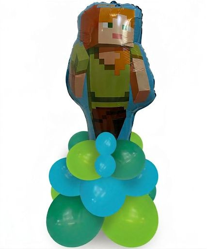  [Game] Minecraft Alex Balloons Stand
