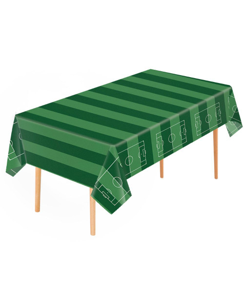 [Table Cover] Disposable Table Plastic Cover - Soccer Field