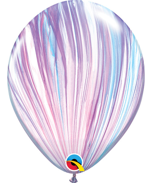 11" Marble Pattern Latex Balloon - Unicorn Marble