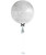 36'' Jumbo Perfectly Round Jumbo Balloon - Shredded Silver Confetti dressed with 1pc Tassel Tail 36'' Jumbo Perfectly Round Jumbo Balloon - Shredded Silver Confetti dressed with 1pc Tassel Tail
