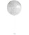 36'' Jumbo Perfectly Round Jumbo Balloon - Metallic Silver Confetti 