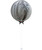 30" Jumbo Marble Pattern Latex Balloon - Black & White Marble