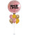 [Longevity Birthday] 36'' Personalised Jumbo Metallic Red Confetti Round Balloons Cluster - 福如东海 寿比南山