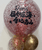 [Longevity Birthday] 36'' Personalised Jumbo Metallic Red Confetti Round Balloons Cluster - 福如东海 寿比南山
