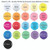 36" Jumbo perfectly round balloons color chart