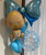 [Baby] Personalised Welcome to The World Newborn Baby Boy Balloons Bouquet