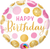 Birthday Pink & Gold Dots Foil Balloon (18inch)
