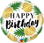 [Fruit] Birthday Golden Pineapple Foil Balloon (18inch) 