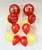 [Oliver Orbz] Personalised Oliver Orbz Balloons Bouquet - Red
