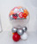 [National Day 2026] Personalised 36 Clear Jumbo Latex Popping Balloons Stand - NDP 61 MAJULAH SINGAPURA GO BEYOND