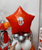 [National Day 2025] 18 Personalised Star (Matte Red) Balloon Display Delight - I ❤️ SG Merlion