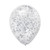 12'' Shredded Confetti Clear Latex Balloons - Shredded Silver 12'' Shredded Confetti Clear Latex Balloons - Shredded Silver