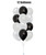 (Create Your Own Helium Balloon Cluster) 12" Shredded Confetti Balloon Cluster  - Fashion Color (12pcs)

Color Combination: Metallic confetti balloon in silver, white, black