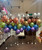 (Helium Balloon Cluster) 12" Rainbow Latex Balloons Cluster - Reflex Latex
