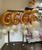 40" Giant Number (Gold) Balloons Cluster - Celebrate in Numerals (Number 0-9)
