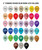 5" Standard Fashion Latex Balloons Color Chart | Give Fun Singapore 5" Standard Fashion Latex Balloons Color Chart | Give Fun Singapore