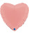 [Macaron Unicorn] Rainbow Macaron Unicorn Balloons Package - 18inch Matte Pink Heart Foil Balloon