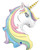 [Macaron Unicorn] Rainbow Macaron Unicorn Balloons Package - Rainbow Macaron Unicorn Head Foil Balloon (32inch)