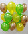 (Create Your Own Helium Balloon Cluster) 12'' Chrome Latex Balloon Cluster - Metallic Color