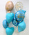 [Baby] It's A Boy Stars & Clouds Confetti Balloons Bouquet