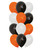[Frightfully Fun Halloween] 12" Latex Halloween Themed Helium Balloons Cluster - Trick Or Treat (9pcs)