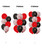 [Frightfully Fun Halloween] 12" Latex Halloween Themed Helium Balloons Cluster -  Bloody Vampire (6pcs, 9pcs, 12pcs)