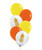 6pcs 12'' Transparent Pineapple Balloon Cluster - Fashion Color