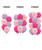 (Pick Your Own Helium Balloon Cluster) 12" Pink Flamingo Balloons Cluster - Metallic Color (Pick Your Own Helium Balloon Cluster) 12" Pink Flamingo Balloons Cluster - Metallic Color