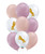 (Create Your Own Helium Balloon Cluster) 12'' Transparent Unicorn Balloon Cluster - Fashion Color