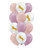 (Pick Your Own Helium Balloon Cluster) 12" Transparent Unicorn Balloons Cluster - Fashion Color (12pcs)
