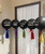 15" Personalised Globe 4D Balloon - Satin Fume Black styled with Tassel Tail