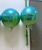 16"/41cm Personalised Orbz Sphere Shaped Balloon - Ombré Blue & Green