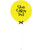 36" Personalised Jumbo Round Latex Balloon - Yellow