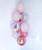 (Create Your Own Helium Balloons Cluster) Personalised Heart Eternal Elegance Balloons Cluster