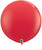 36"/3Feet Jumbo Perfectly Round Latex Balloon - Red
