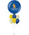 (Create your own color) 36'' Personalised Logo (Full Color Image) Jumbo Perfectly Round Balloons Cluster - Fashion Color