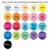 36" Jumbo Perfectly Round Latex Balloon Color Chart